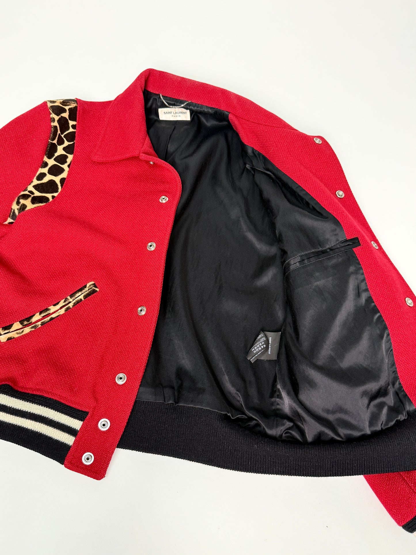 Saint Laurent AW2014 Cheetah Pony Hair Teddy Jacket (48)