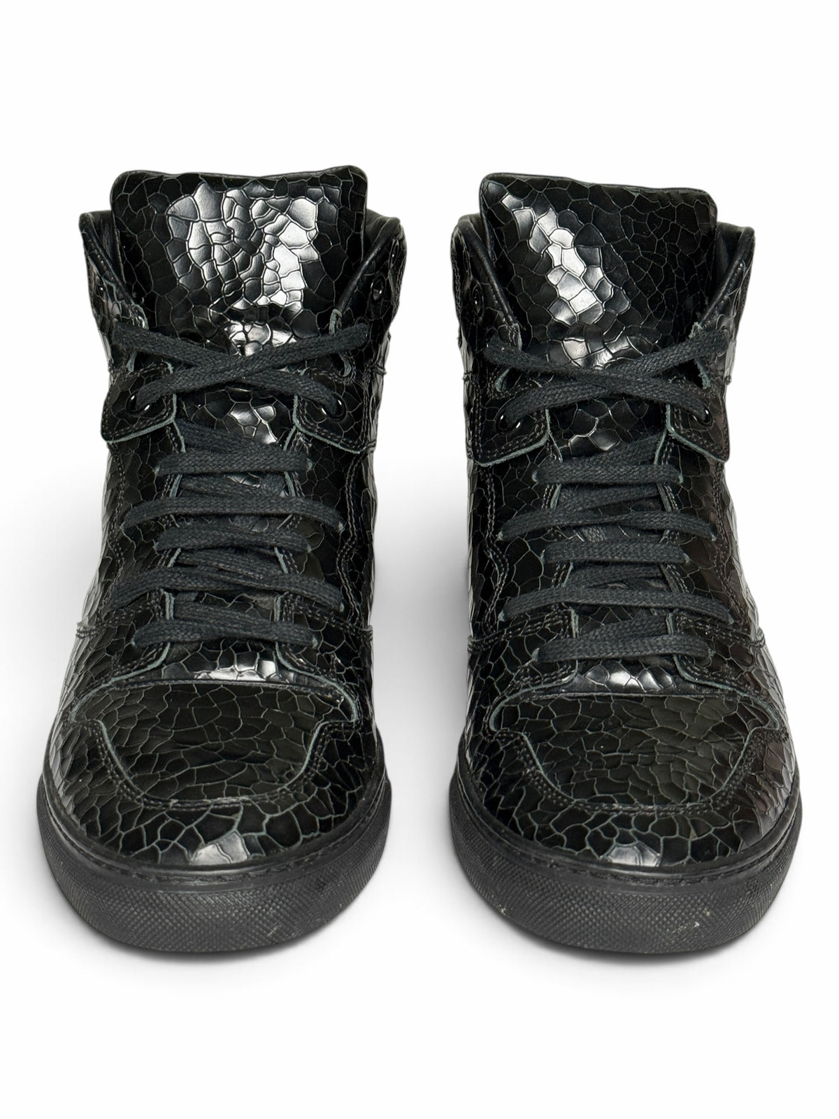 Balenciaga Cracked Leather High-Tops