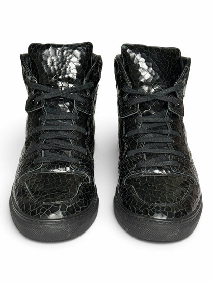 Balenciaga Cracked Leather High-Tops