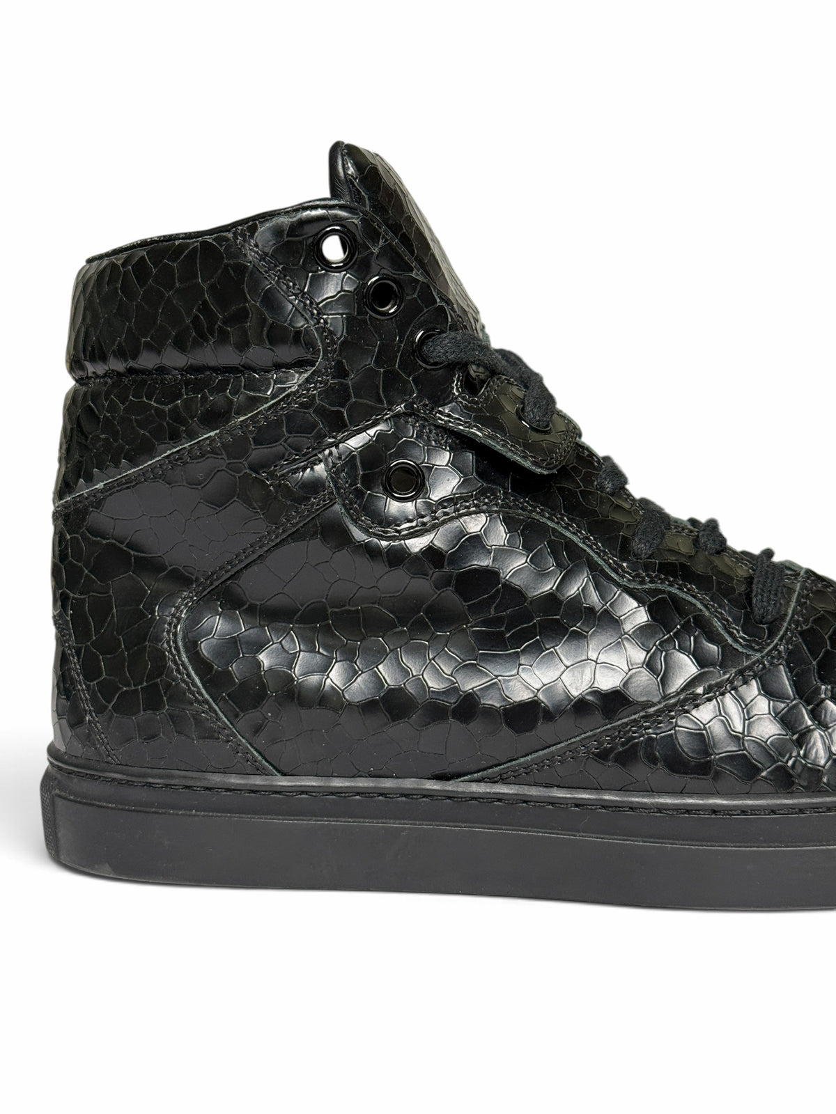 Balenciaga Cracked Leather High-Tops