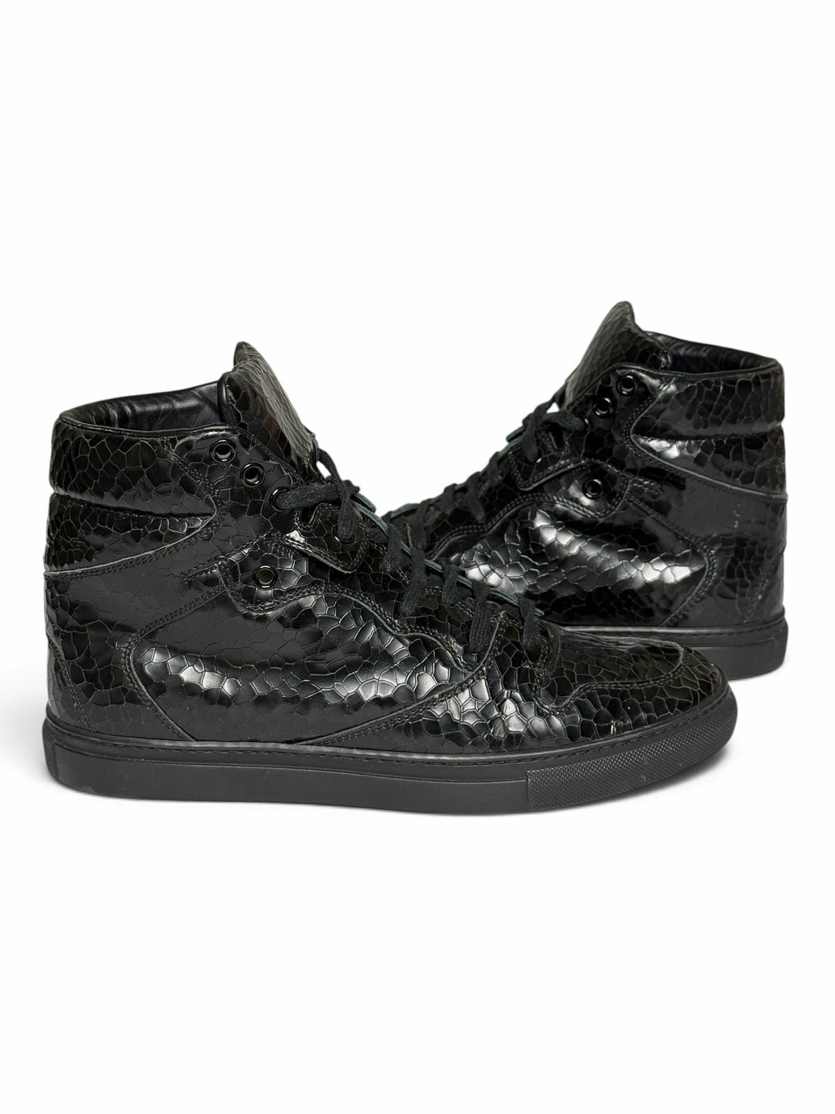 Balenciaga Cracked Leather High-Tops