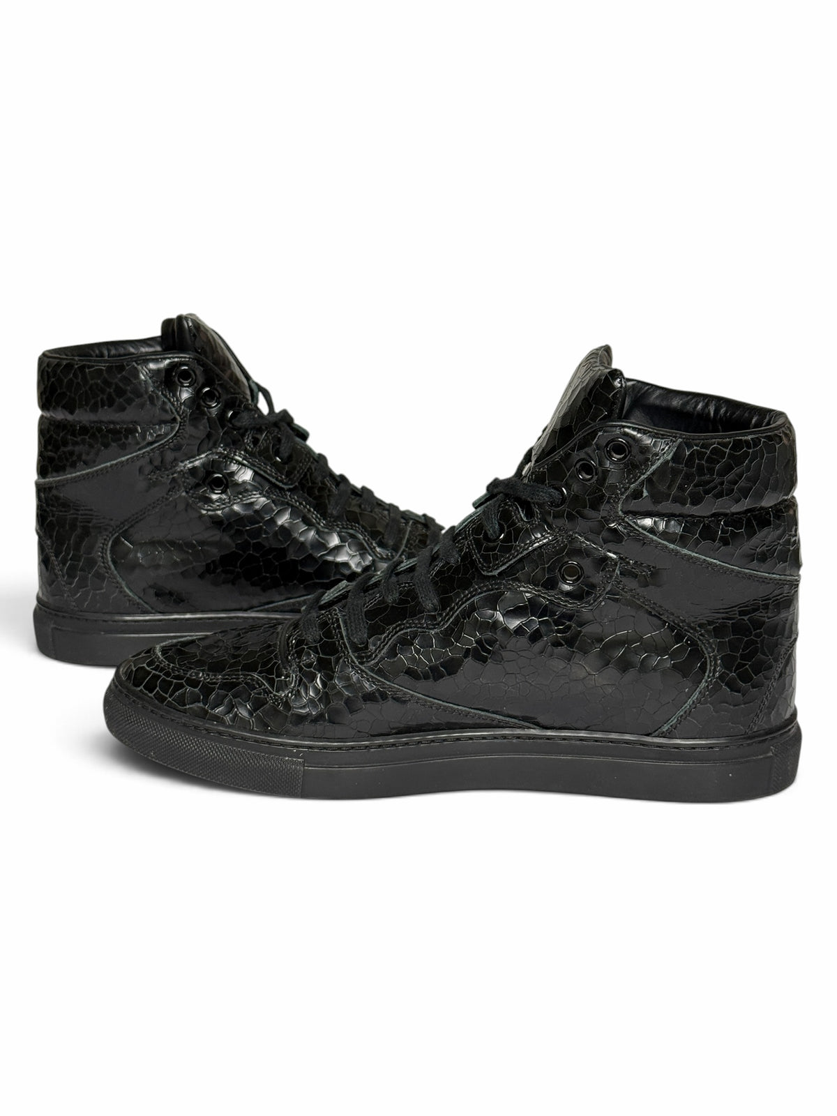 Balenciaga Cracked Leather High-Tops