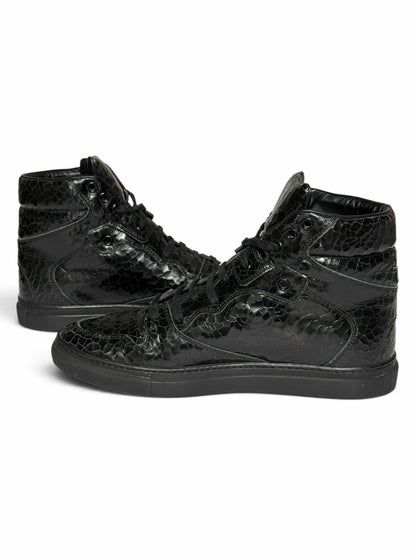 Balenciaga Cracked Leather High-Tops