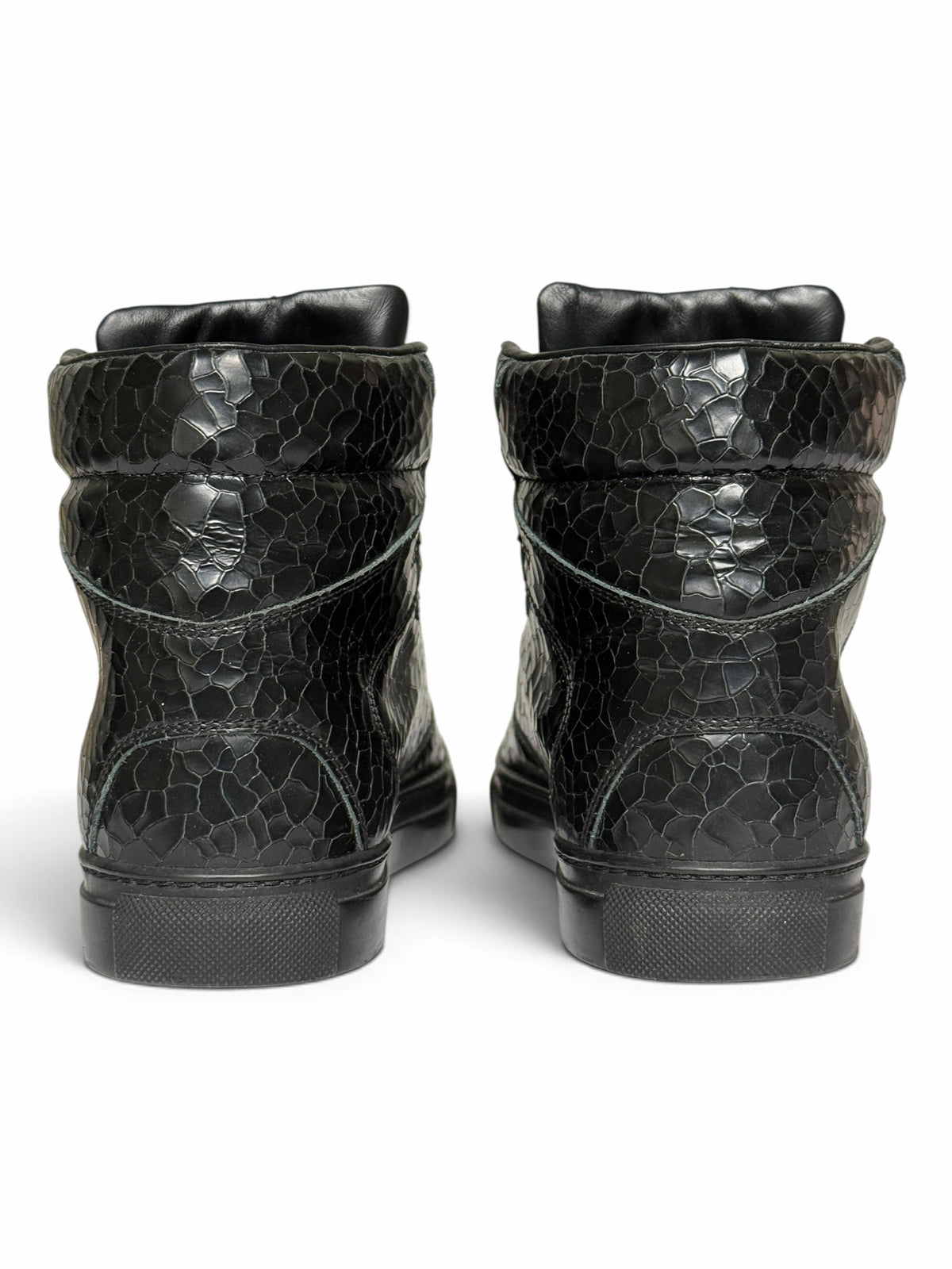 Balenciaga Cracked Leather High-Tops