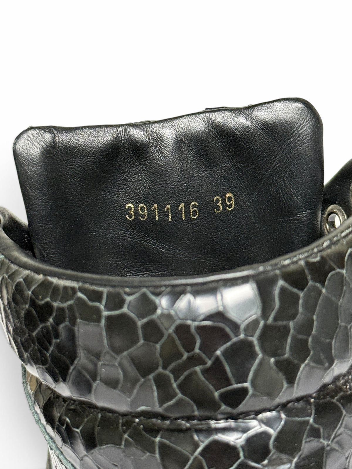 Balenciaga Cracked Leather High-Tops