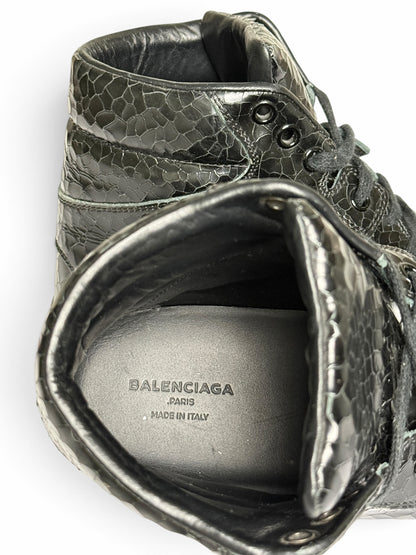 Balenciaga Cracked Leather High-Tops