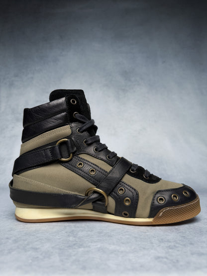 John Galliano Strap Sneaker Leather/Fabric (40)