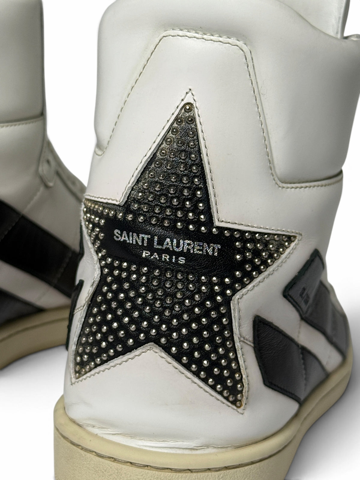 Saint Laurent FW2016 SL/36H Studded High-Tops