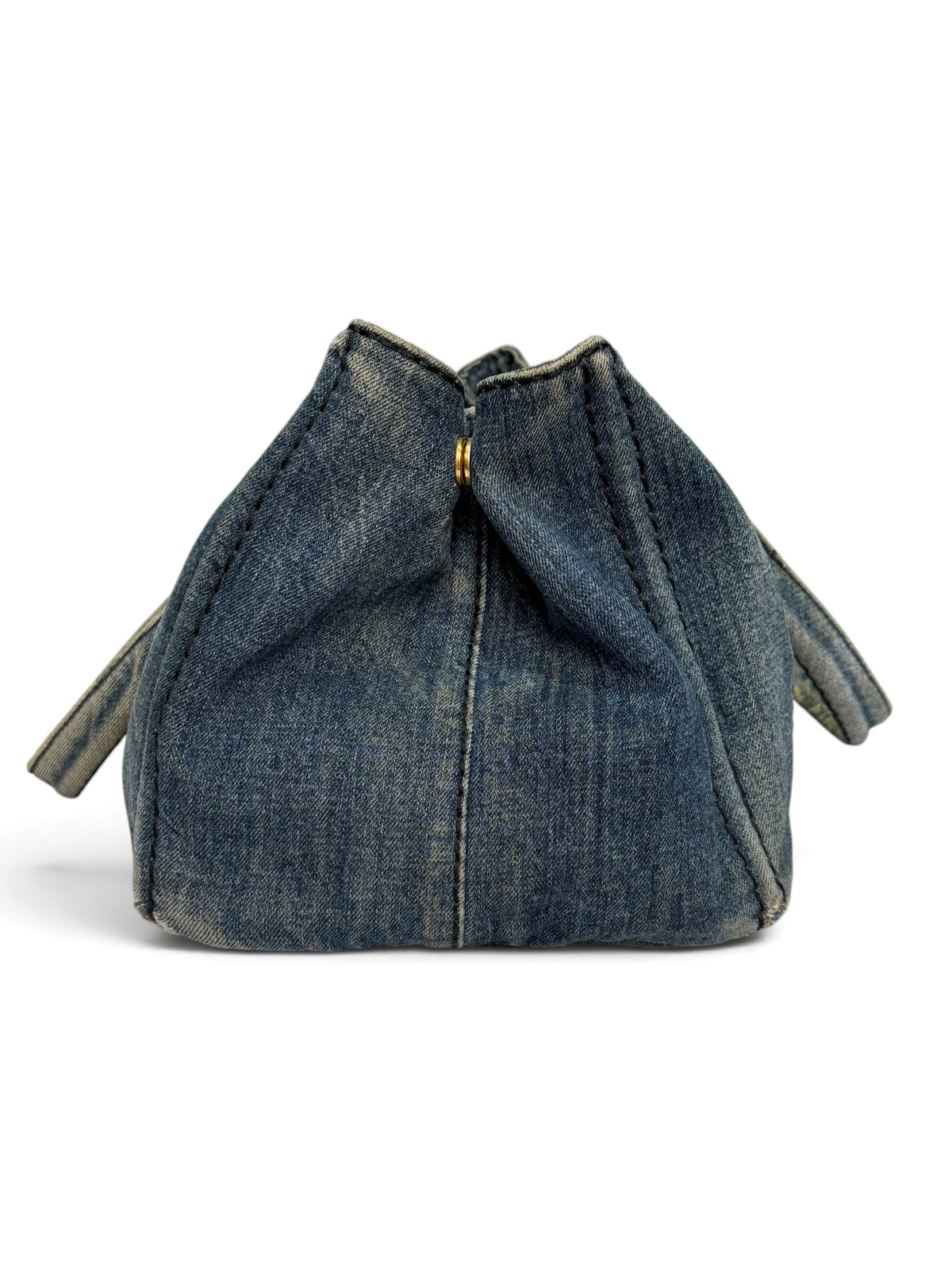 Prada Canapa Denim Tote Bag