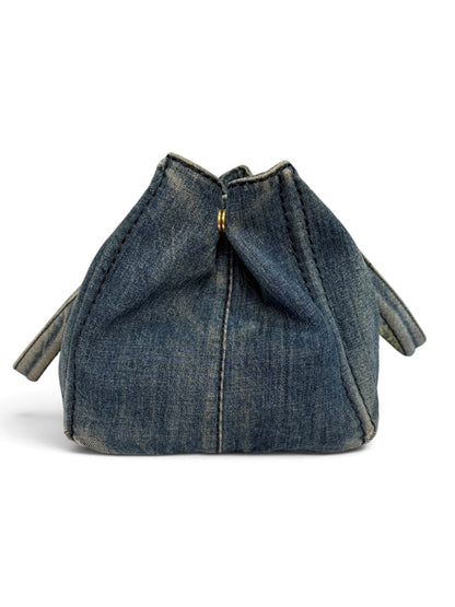 Prada Canapa Denim Tote Bag