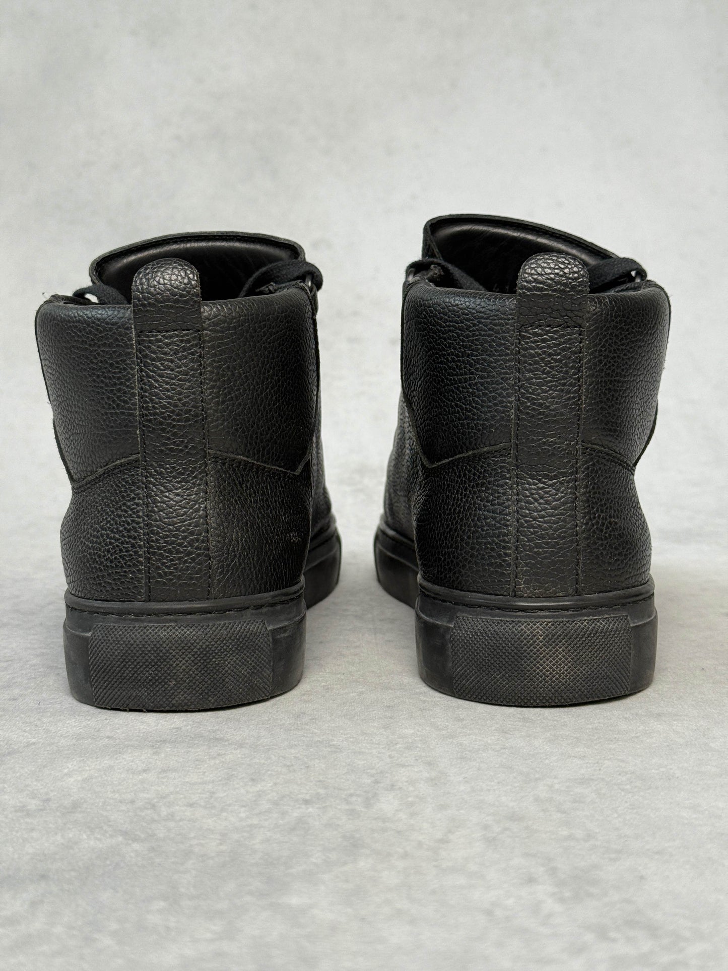 Balenciaga Arena High Black Full Grain Leather (43)