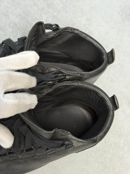 Balenciaga Arena High Black Full Grain Leather (43)