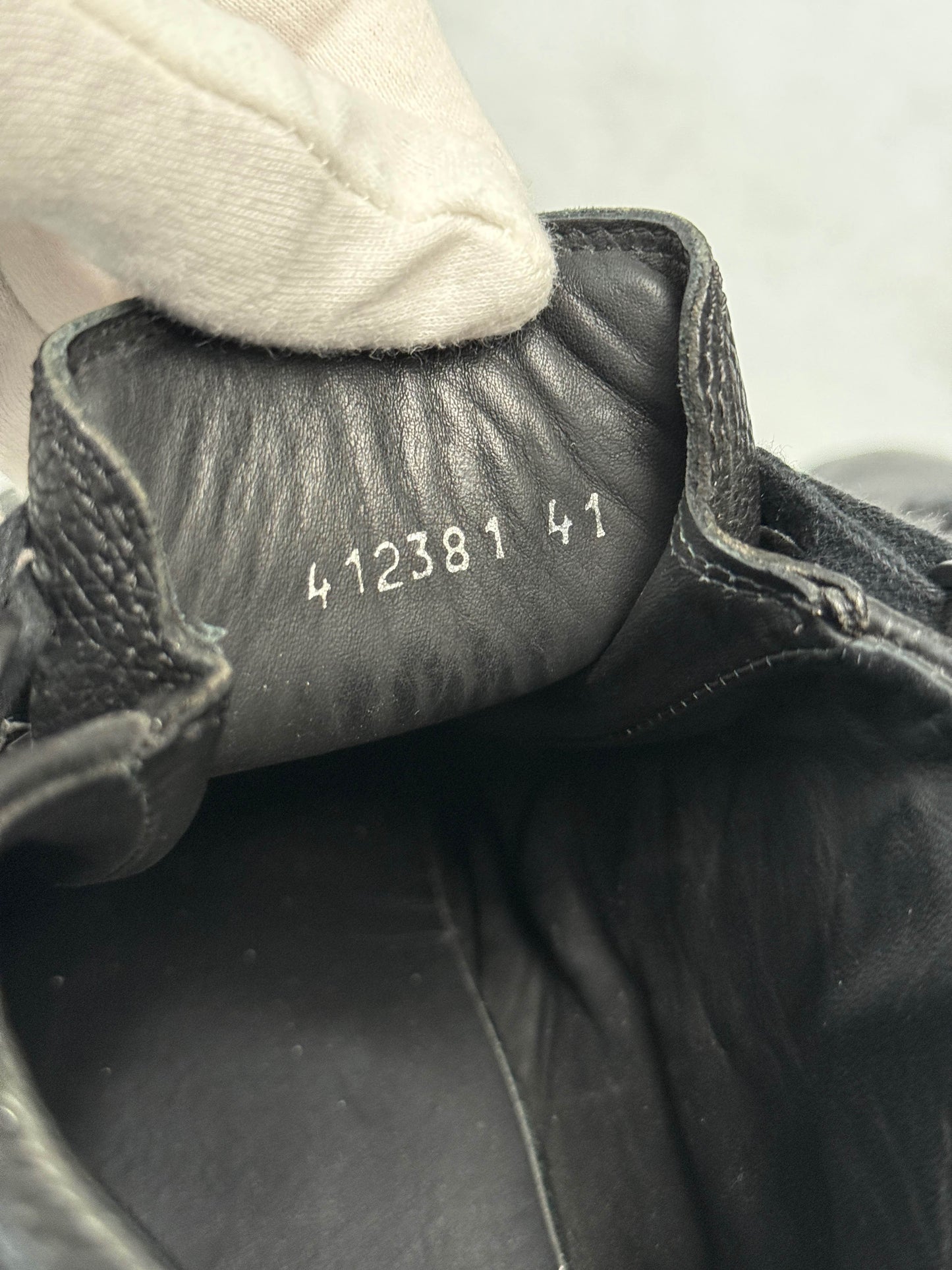 Balenciaga Arena High Black Full Grain Leather (43)