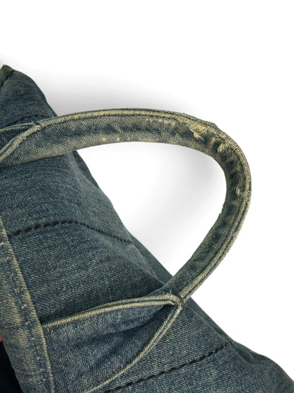 Prada Canapa Denim Tote Bag