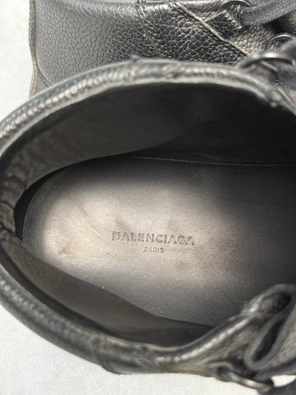 Balenciaga Arena High Black Full Grain Leather (43)