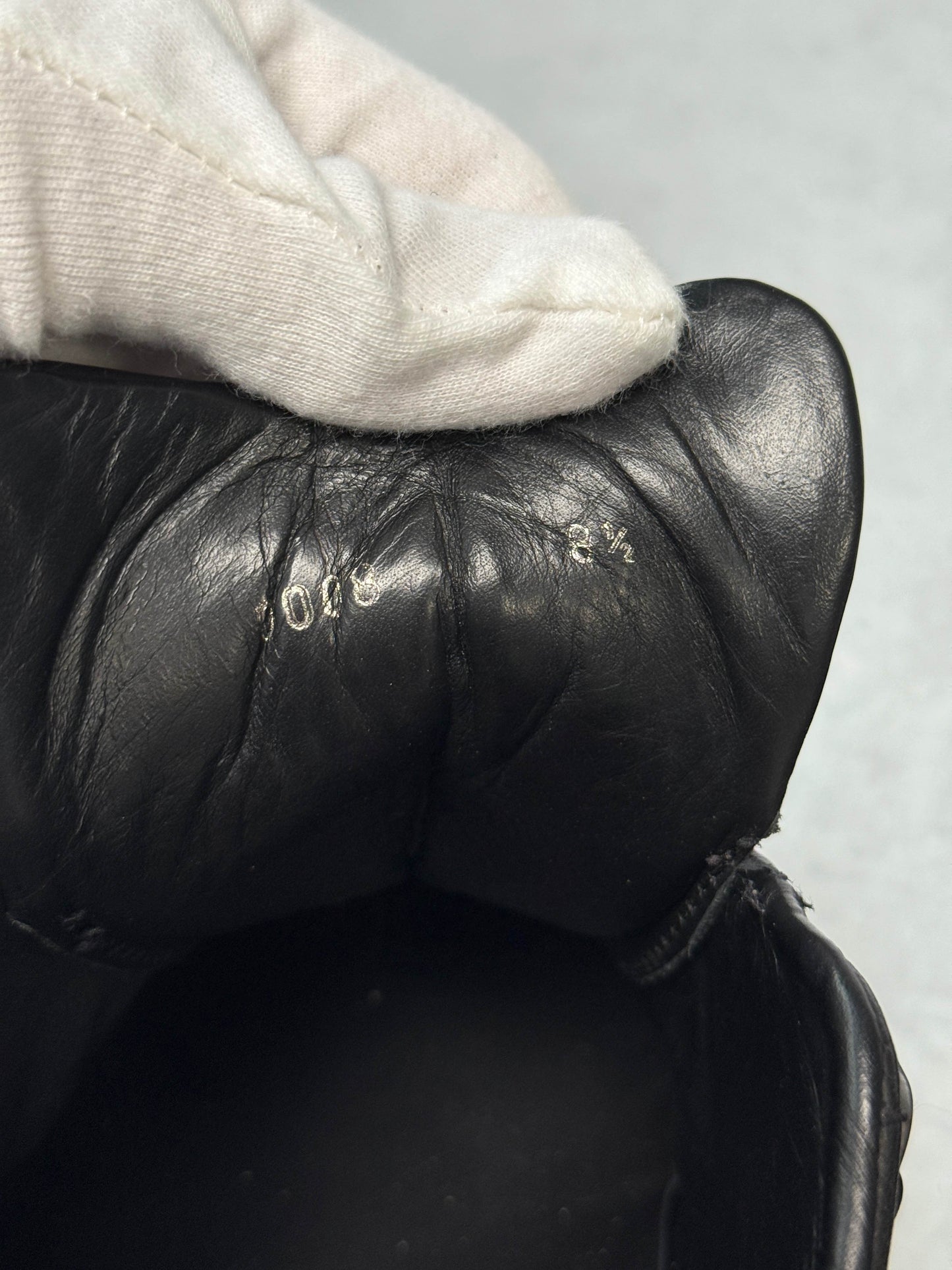 Prada Sport Vintage Trainer Black Leather (44)