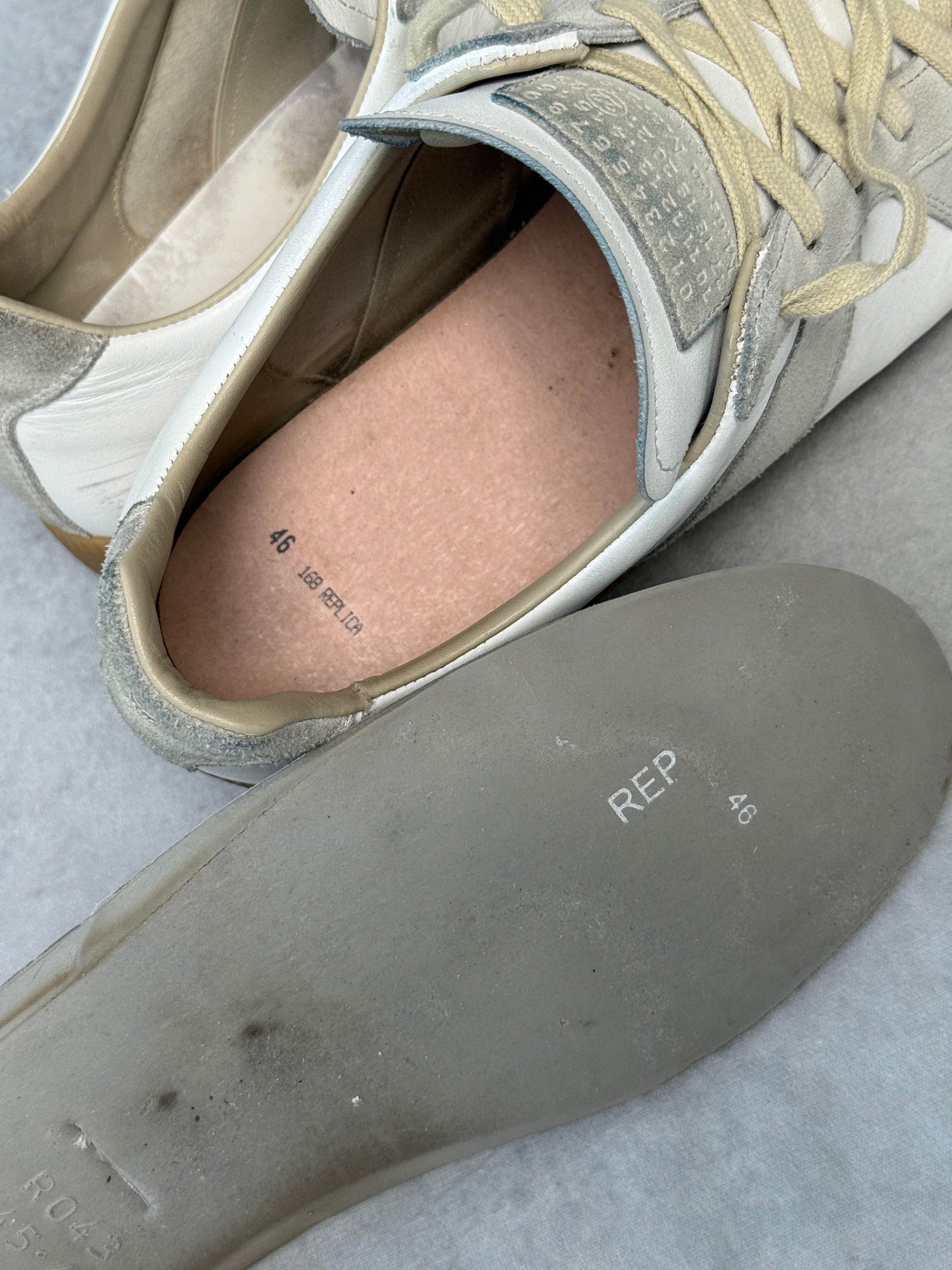 Maison Margiela Replica Low Classic White/Grey (46)