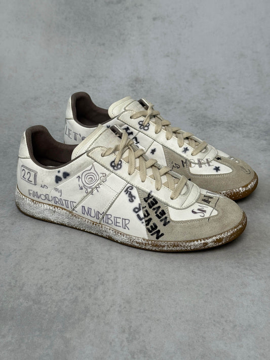 Maison Margiela Replica Low 'Vintage Graffiti' (40)
