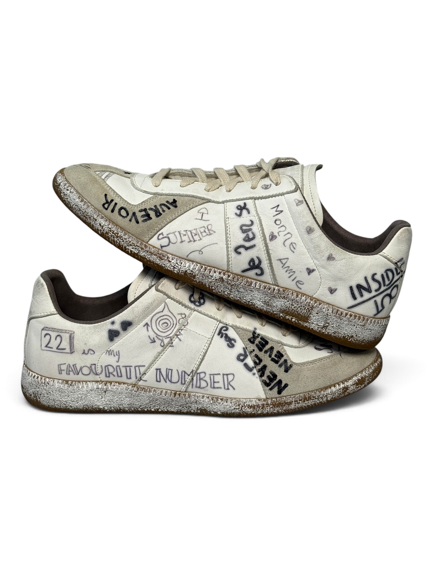 Maison Margiela GATs 'Vintage Graffiti' (40)