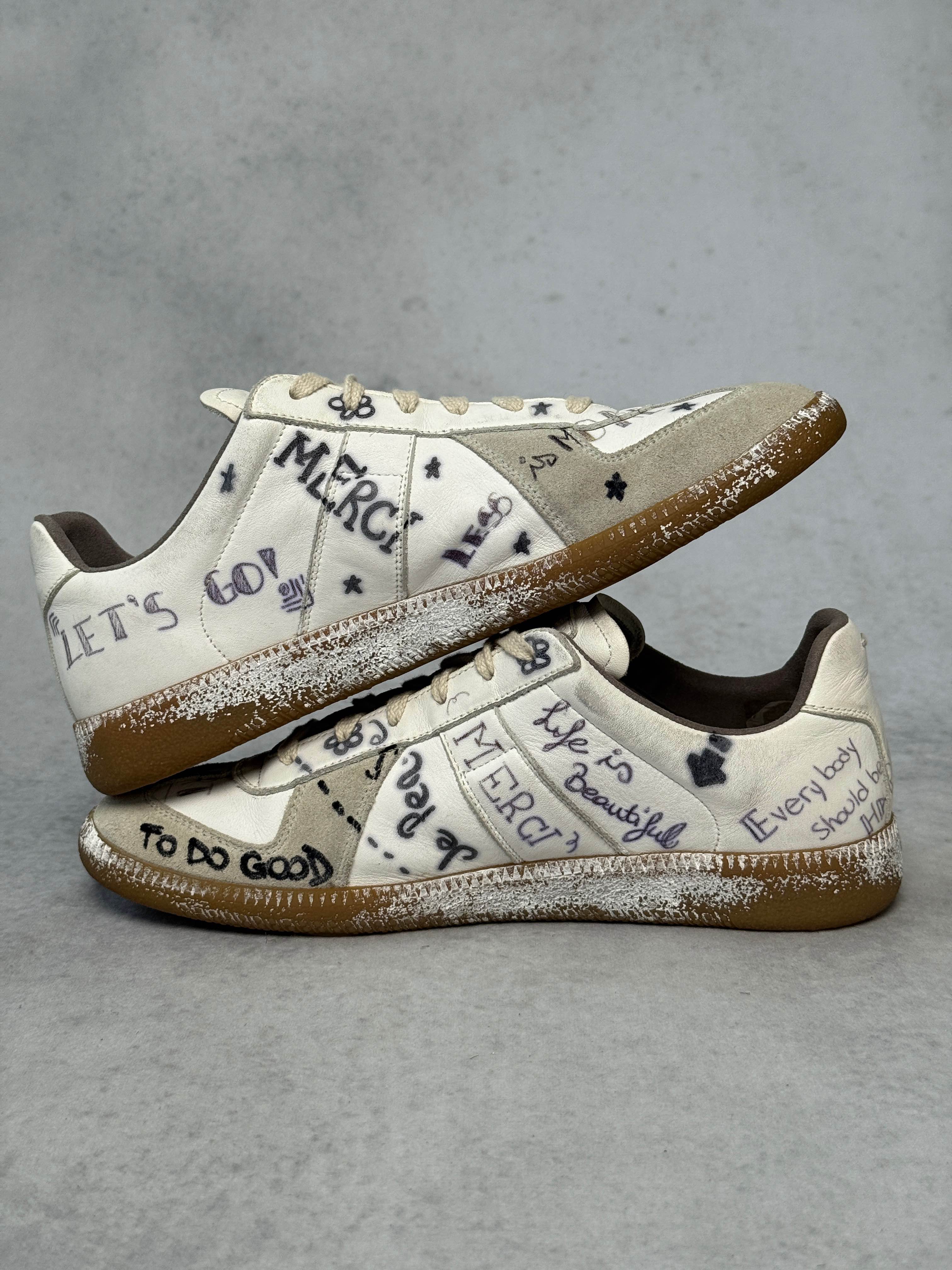 Maison Margiela Replica Low 'Vintage Graffiti' (40) – eurogalleria