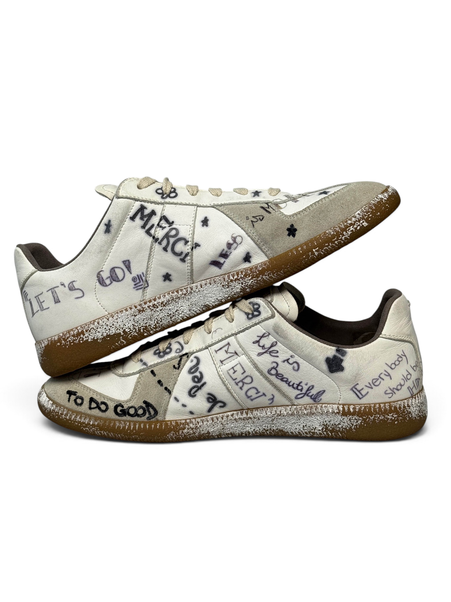 Maison Margiela GATs 'Vintage Graffiti' (40)