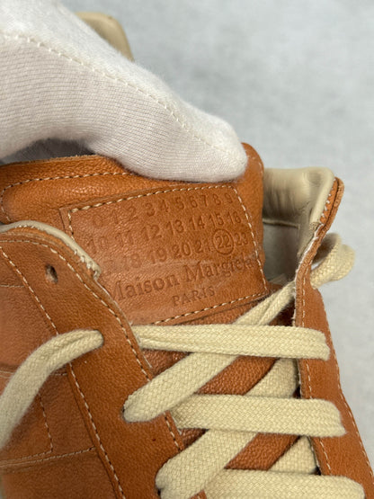 Maison Margiela Replica Low Grained Leather Caramel (43)