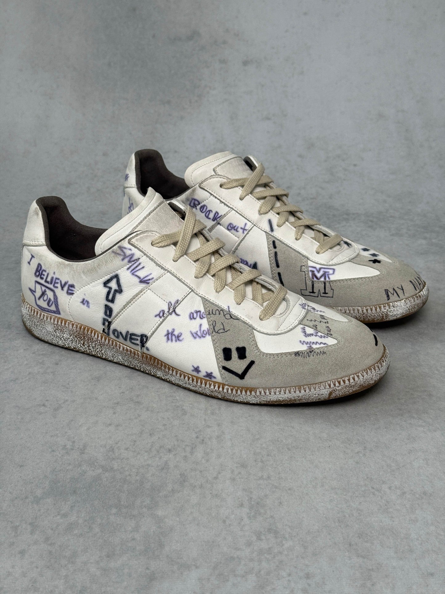 Maison Margiela Replica Low 'Vintage Graffiti' (44)