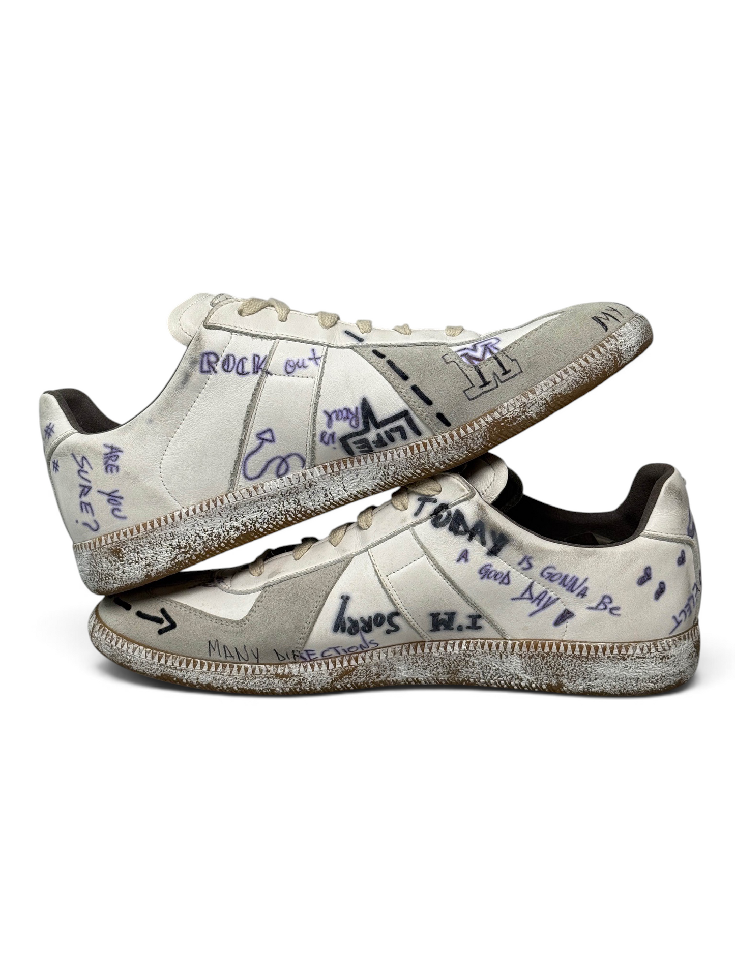 Maison Margiela GATs 'Vintage Graffiti' (44)
