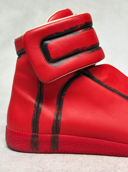Maison Margiela Future High Red/Black Outline (43)