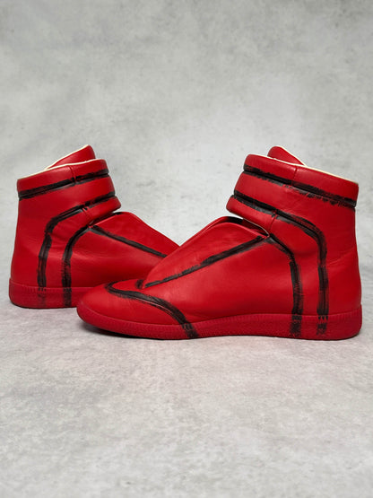 Maison Margiela Future High Red/Black Outline (43)