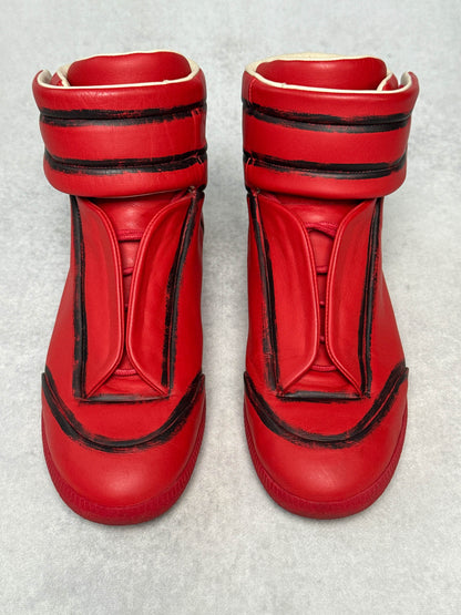 Maison Margiela Future High Red/Black Outline (43)