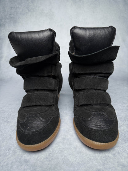 Isabel Marant Bekett Wedge Sneaker Black (37)