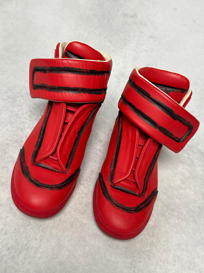 Maison Margiela Future High Red/Black Outline (43)