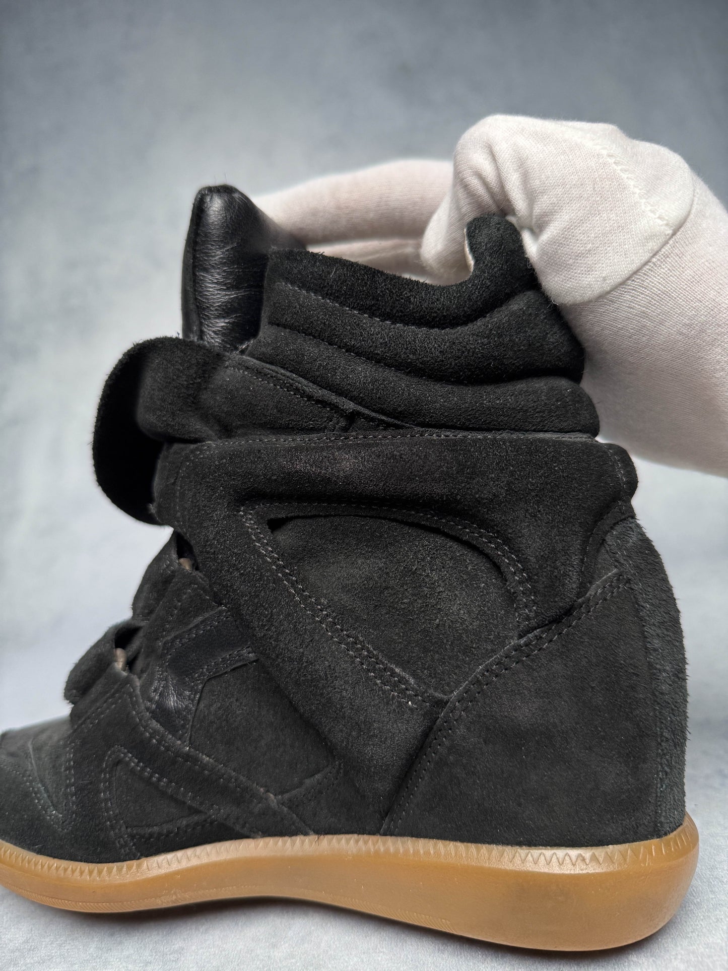 Isabel Marant Bekett Wedge Sneaker Black (37)