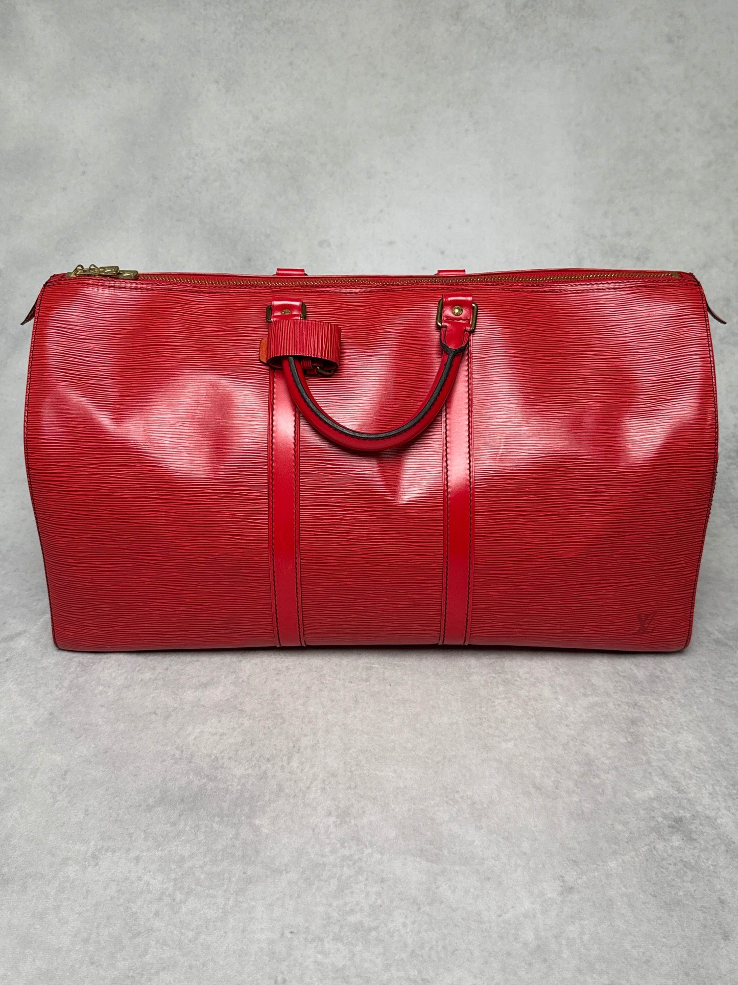 Louis Vuitton Keepall 50 Epi Leather Red 2010