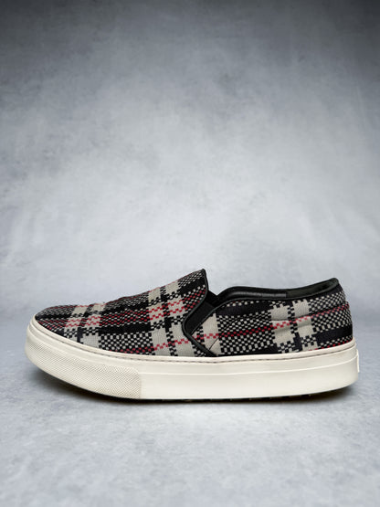 Celine Slip-On Sneaker Fabric/Leather (39.5)