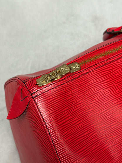 Louis Vuitton Keepall 50 Epi Leather Red 2010
