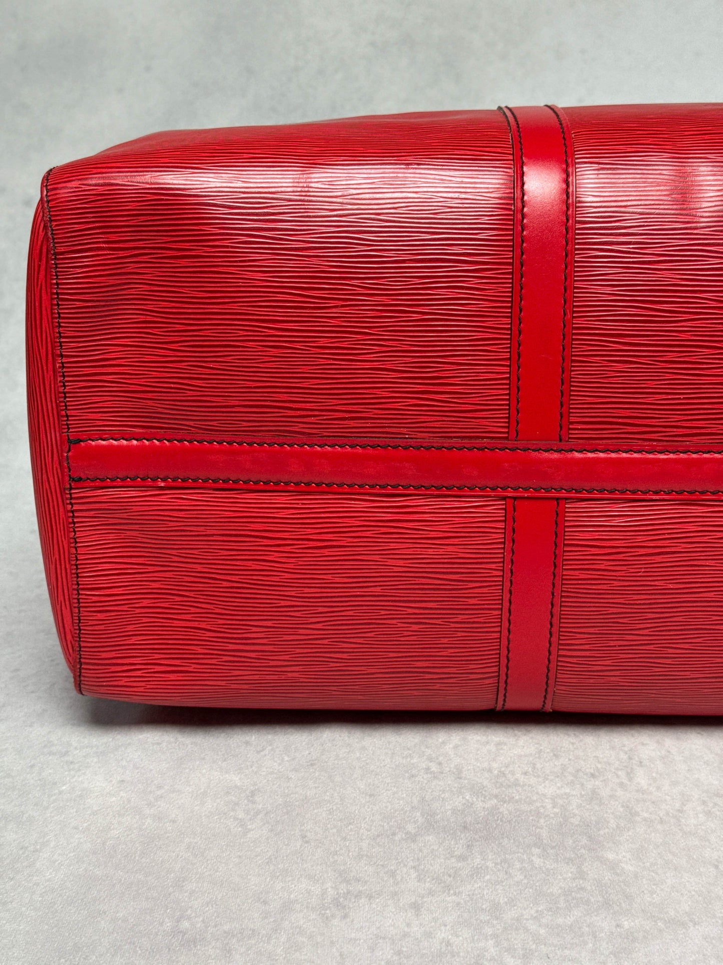 Louis Vuitton Keepall 50 Epi Leather Red 2010