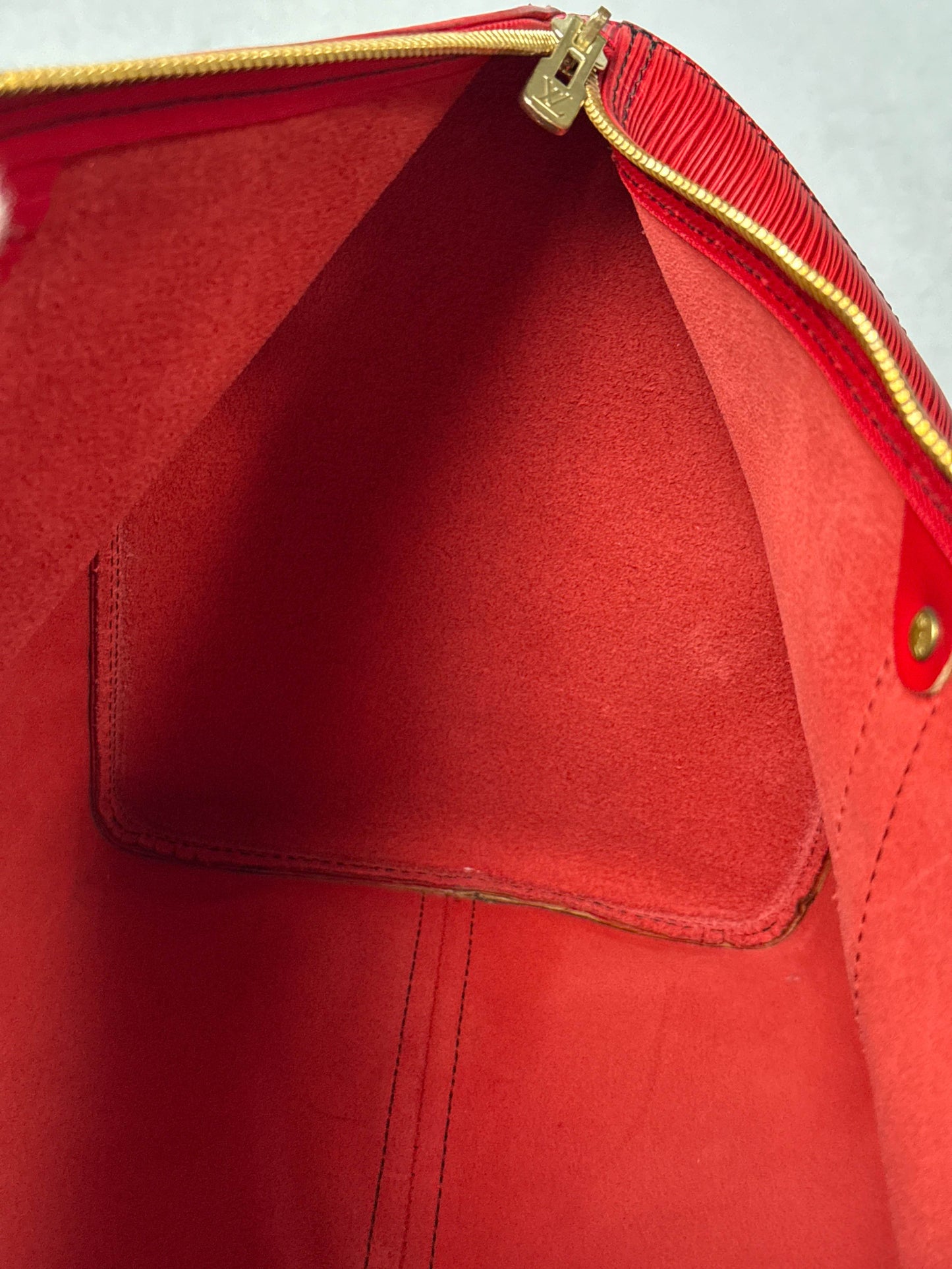 Louis Vuitton Keepall 50 Epi Leather Red 2010