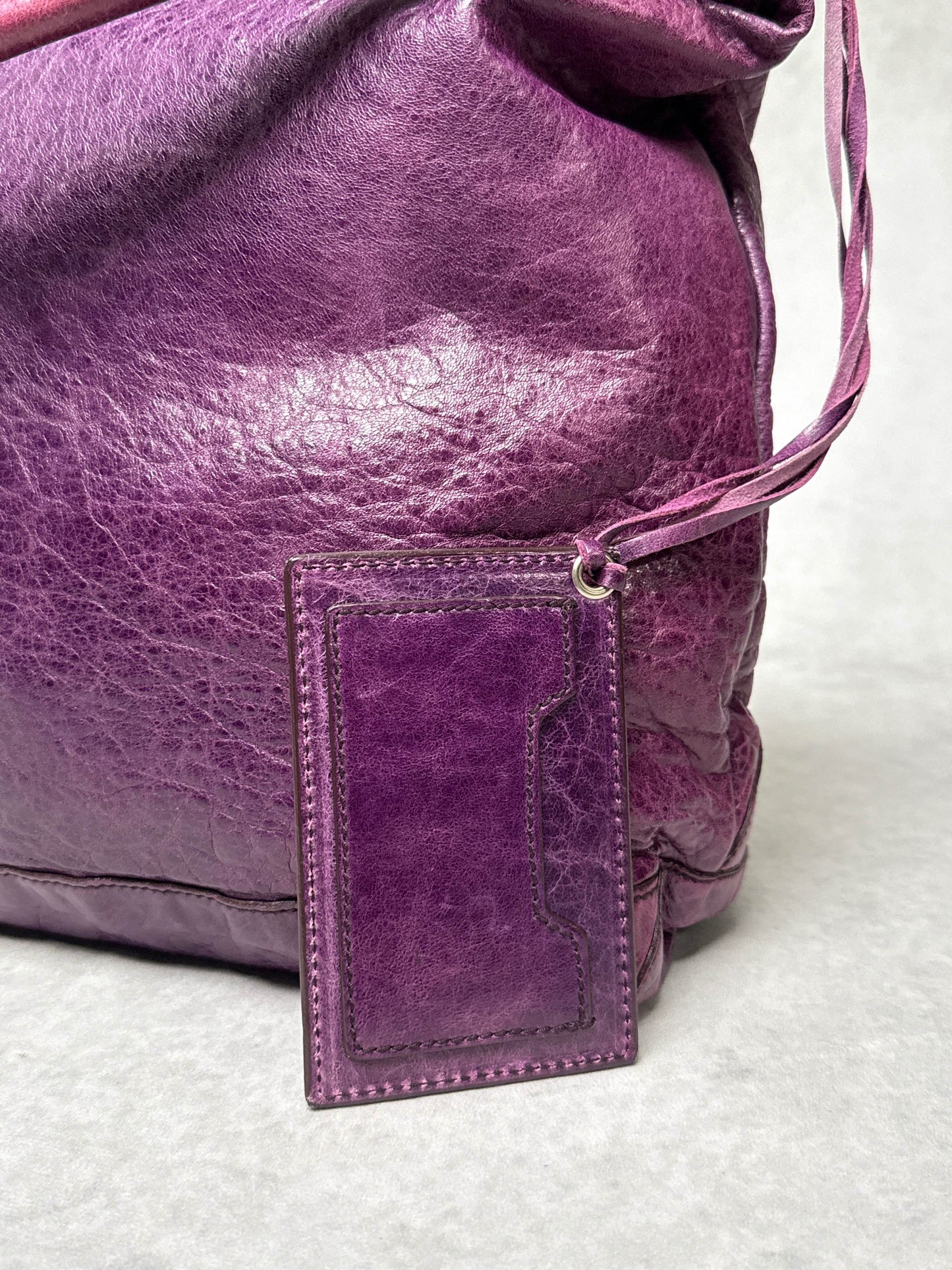 Balenciaga Day Hobo Bag Purple Giant 21