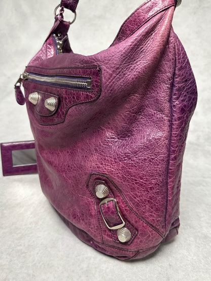Balenciaga Day Hobo Bag Purple Giant 21