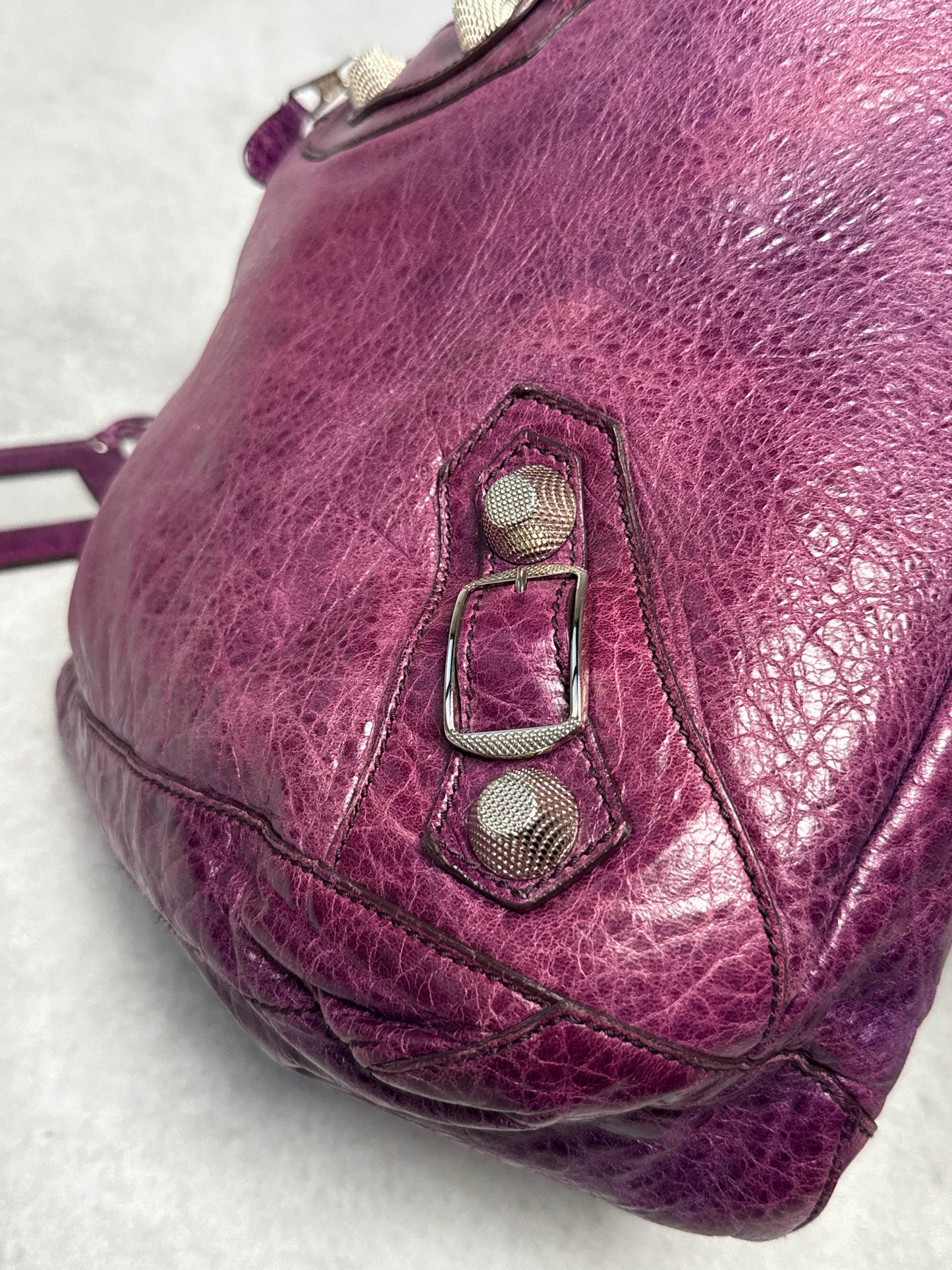 Balenciaga Day Hobo Bag Purple Giant 21
