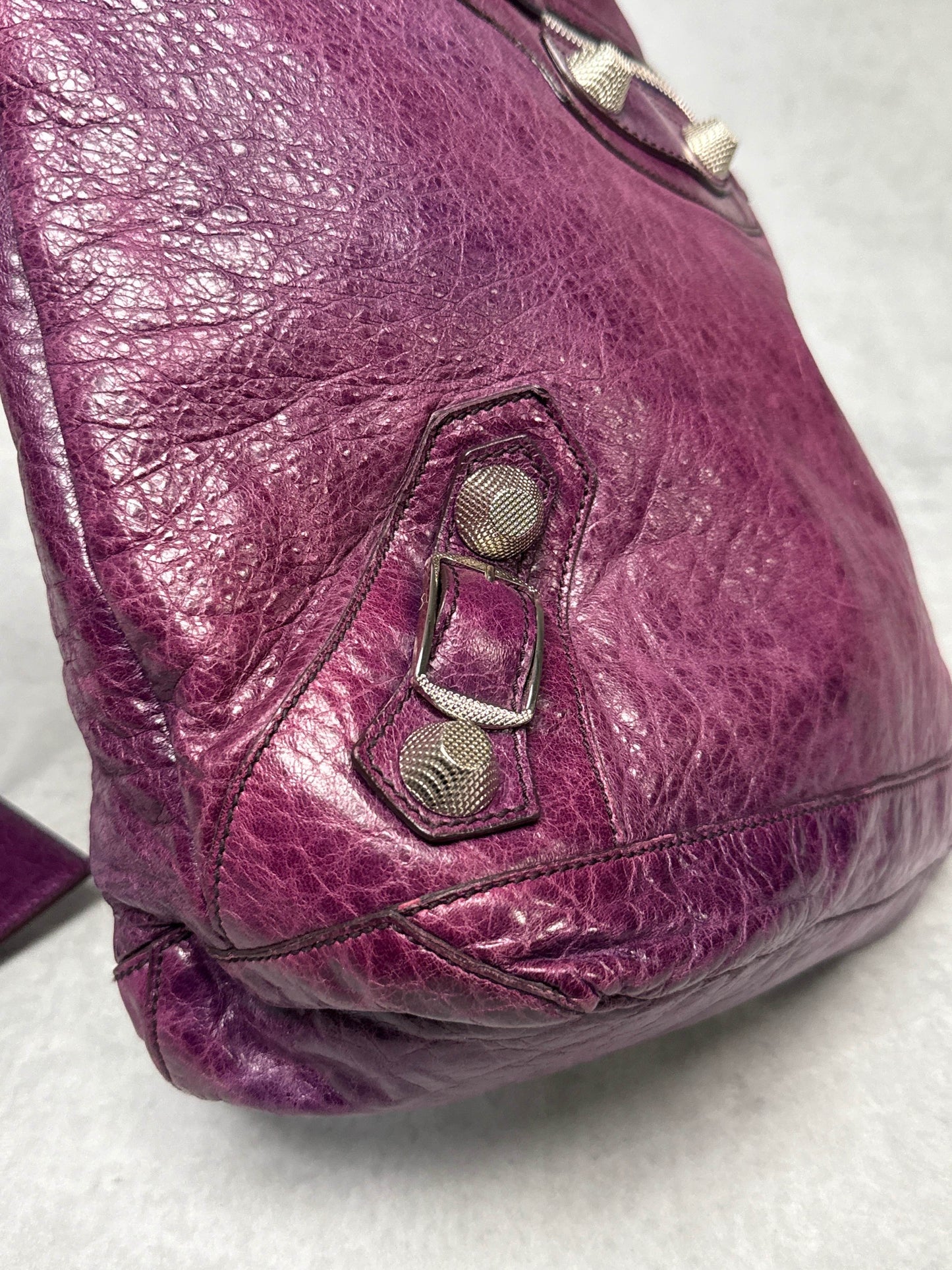 Balenciaga Day Hobo Bag Purple Giant 21