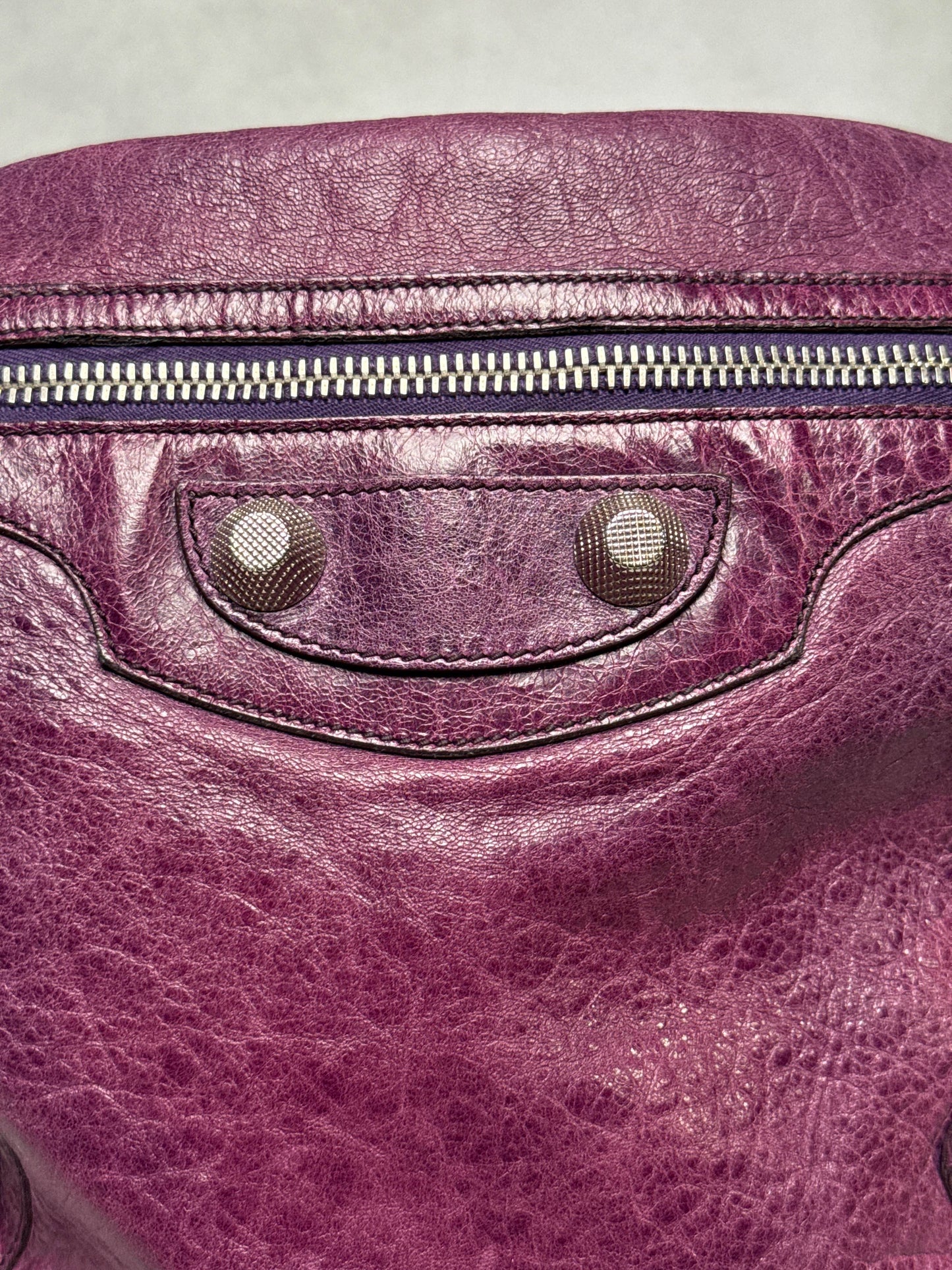 Balenciaga Day Hobo Bag Purple Giant 21