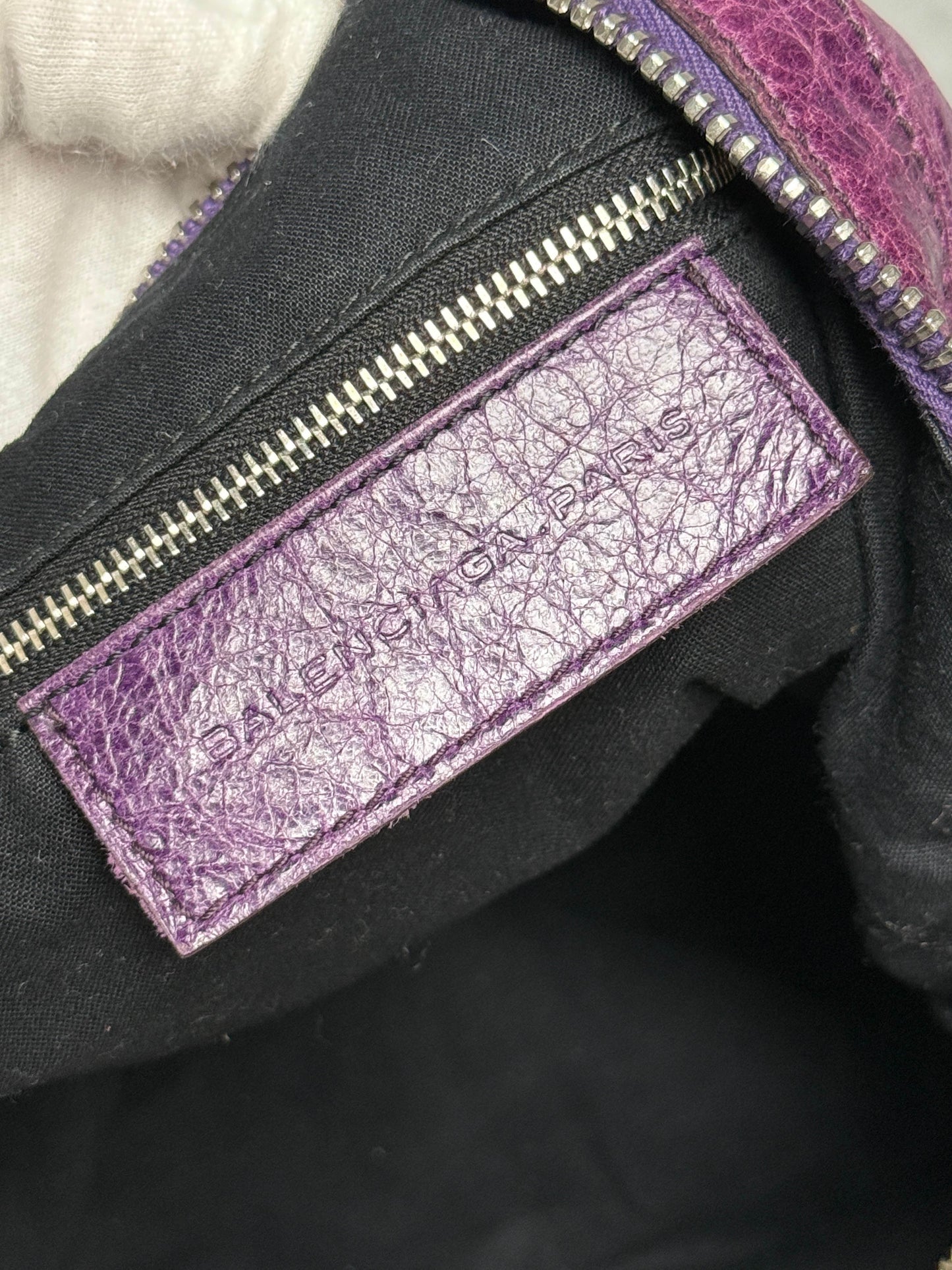 Balenciaga Day Hobo Bag Purple Giant 21