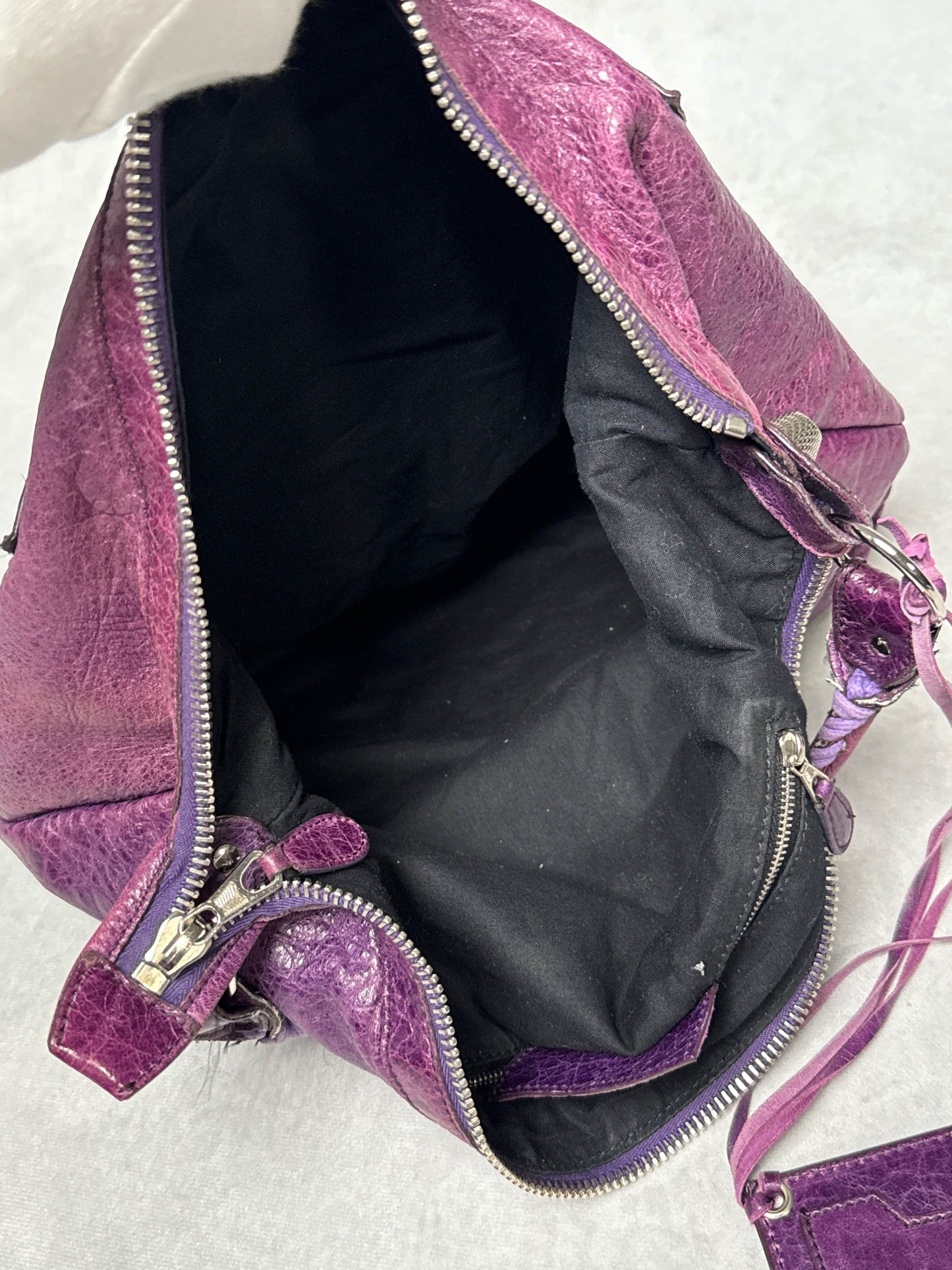 Balenciaga Day Hobo Bag Purple Giant 21