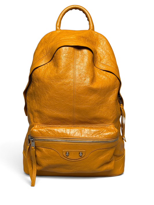 Balenciaga Backpack Arena Leather Orange