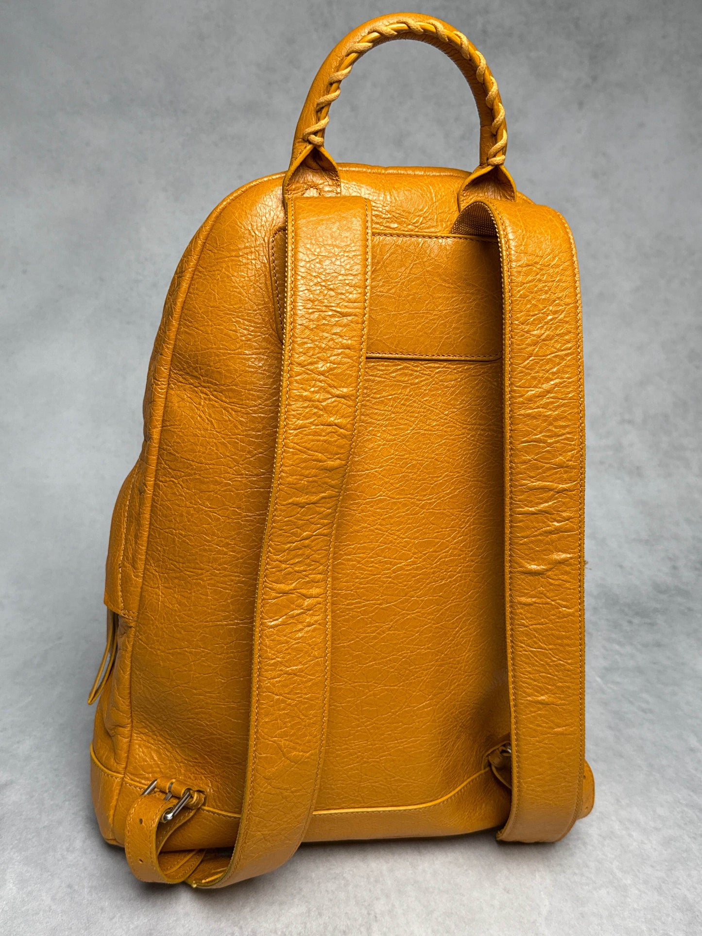 Balenciaga Backpack Arena Lamb Leather Orange