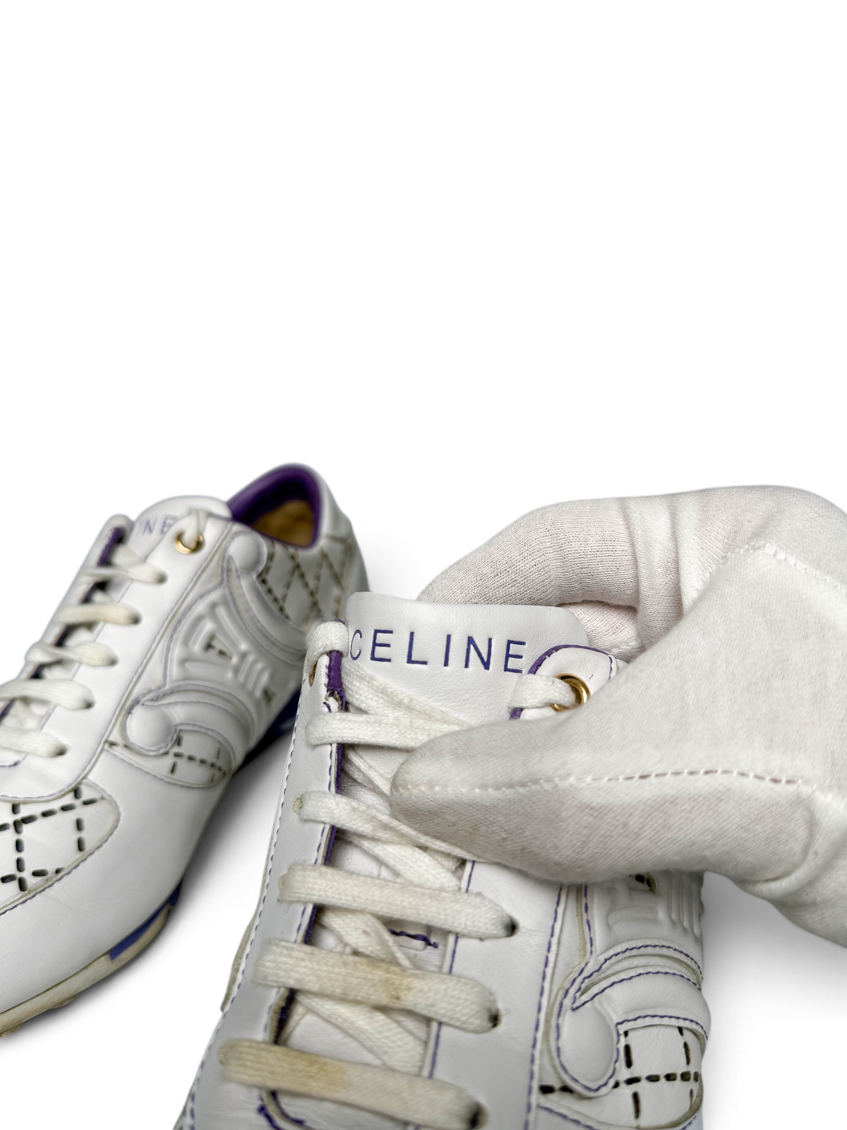Celine Vintage Triomphe Sneaker (37)