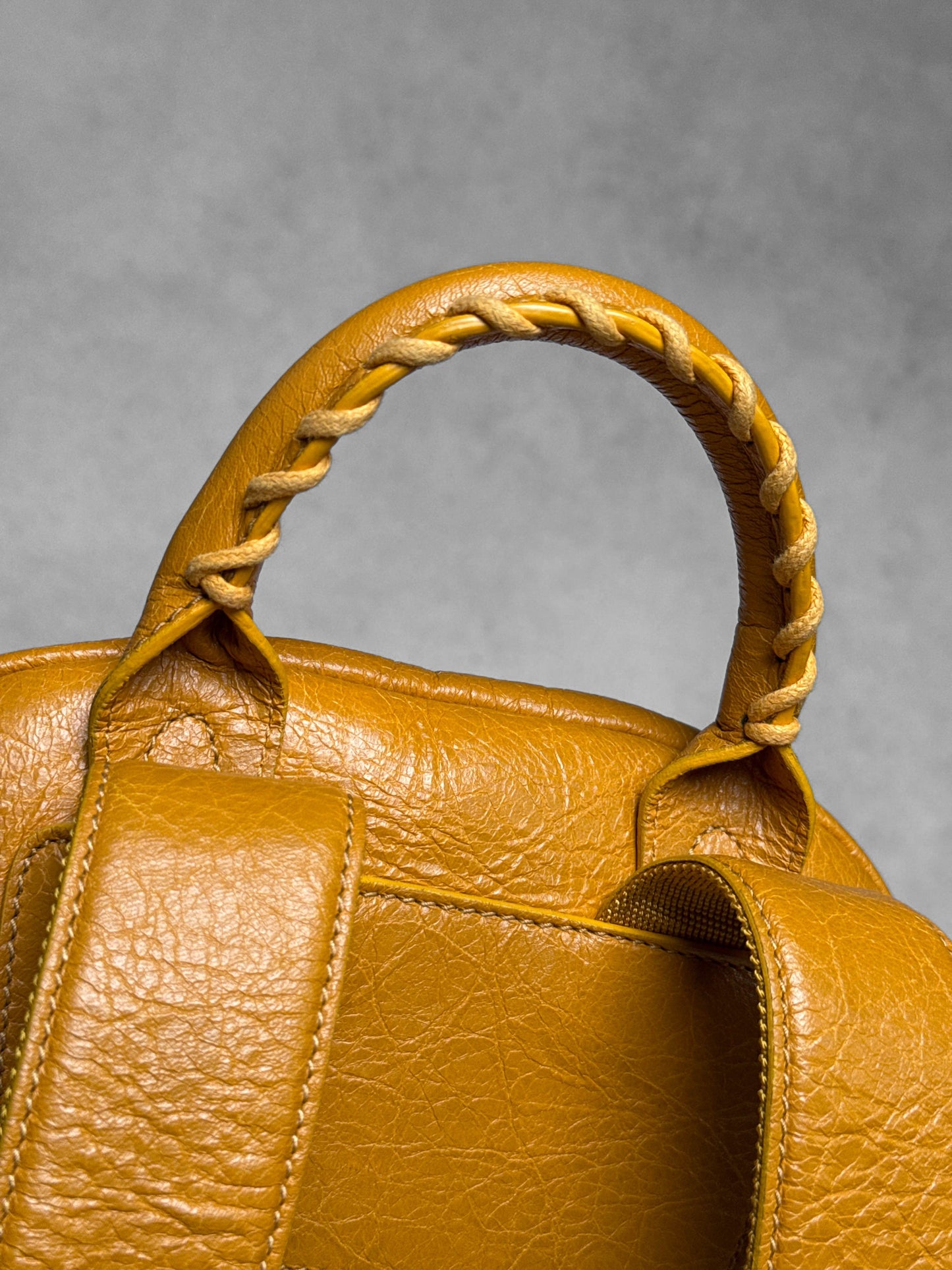 Balenciaga Backpack Arena Lamb Leather Orange